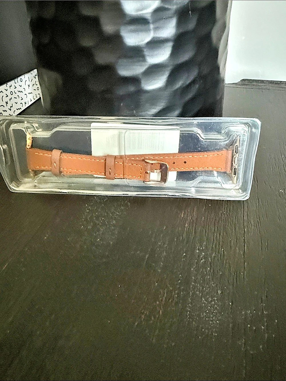 Charlam Slim Leather SE Ultra 2 Leather Watch Band in Brown NWT